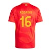 Spania Rodrigo 16 Hjemme EM 2024 - Herre Fotballdrakt